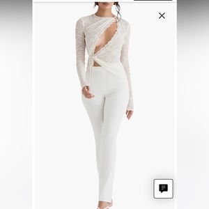 House of CB Laurel high waisted trousers WORN ONCE